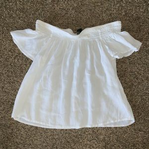 Woman’s off the shoulder top